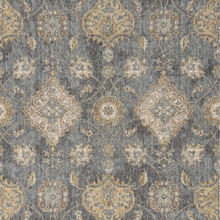 Palacedesigns 27 x 90 in. Slate Grey Wool Rug PA3676636